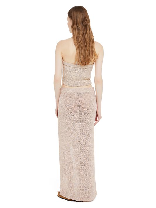 Alanui Shady Beach Skirt Almond LWHL02CR25KNI001