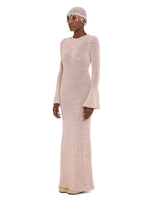 Alanui Shady Beach Dress Almond LWHI05FR25KNI001