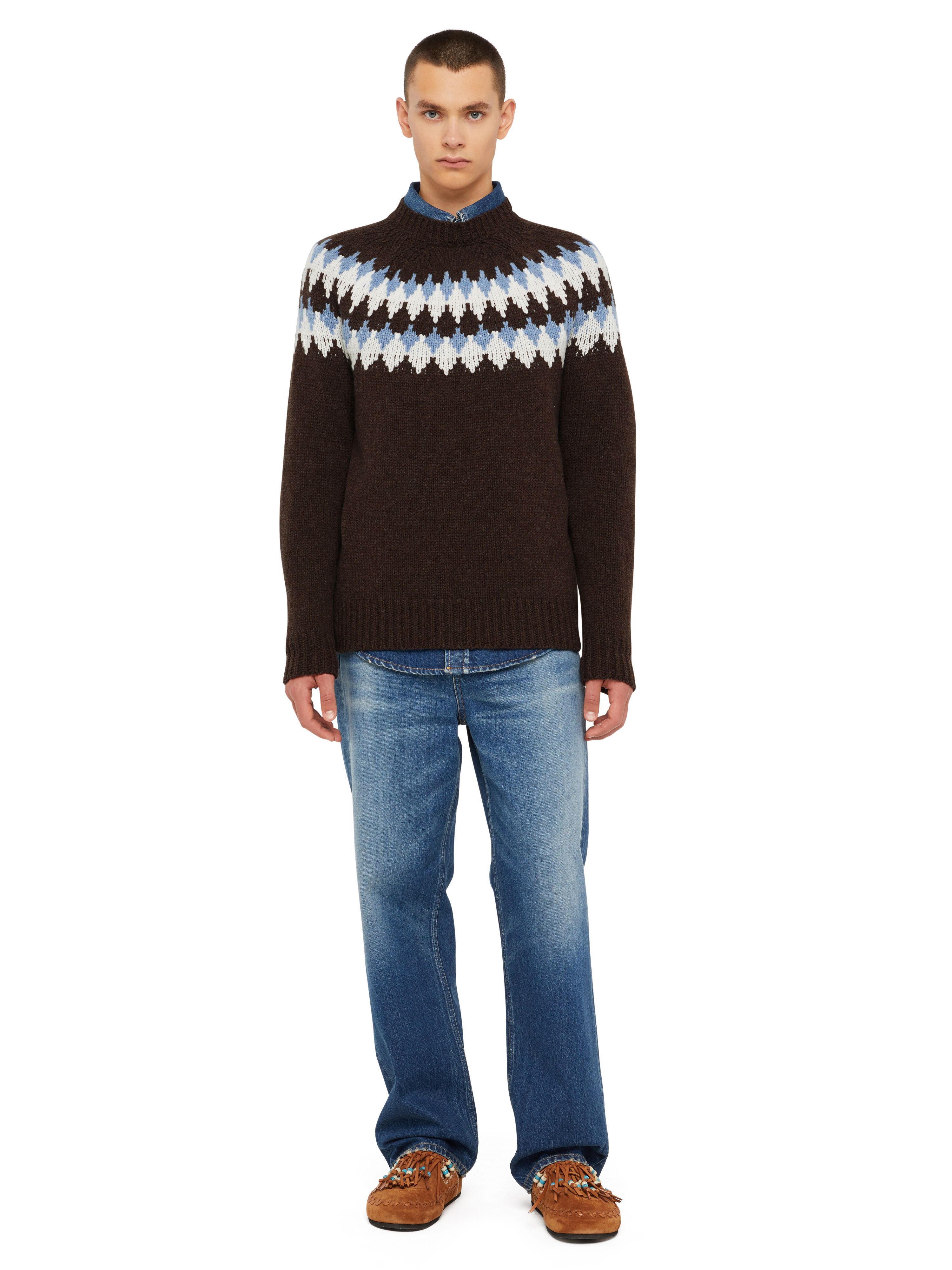 Alanui Sweet Winter Sweater Caffee-Multicolor LMHE016E24KNI001