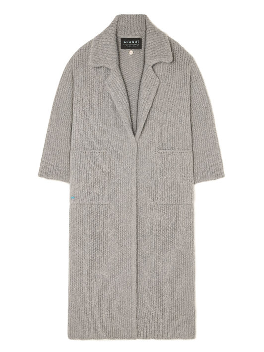 Alanui Alanui Finest Coat Coco Grey LWHQ013E25KNI001