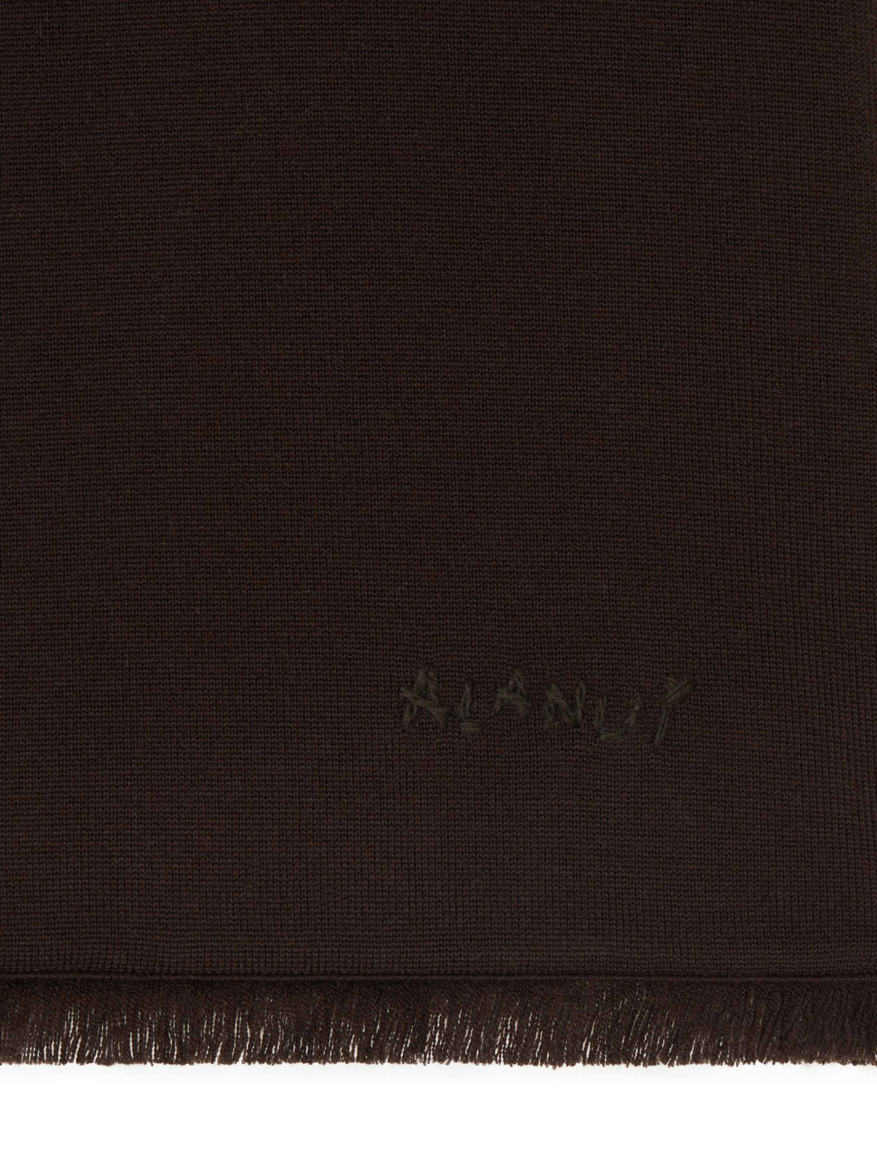 Alanui Knit T-Shirt Coffee LMHW002E24KNI001