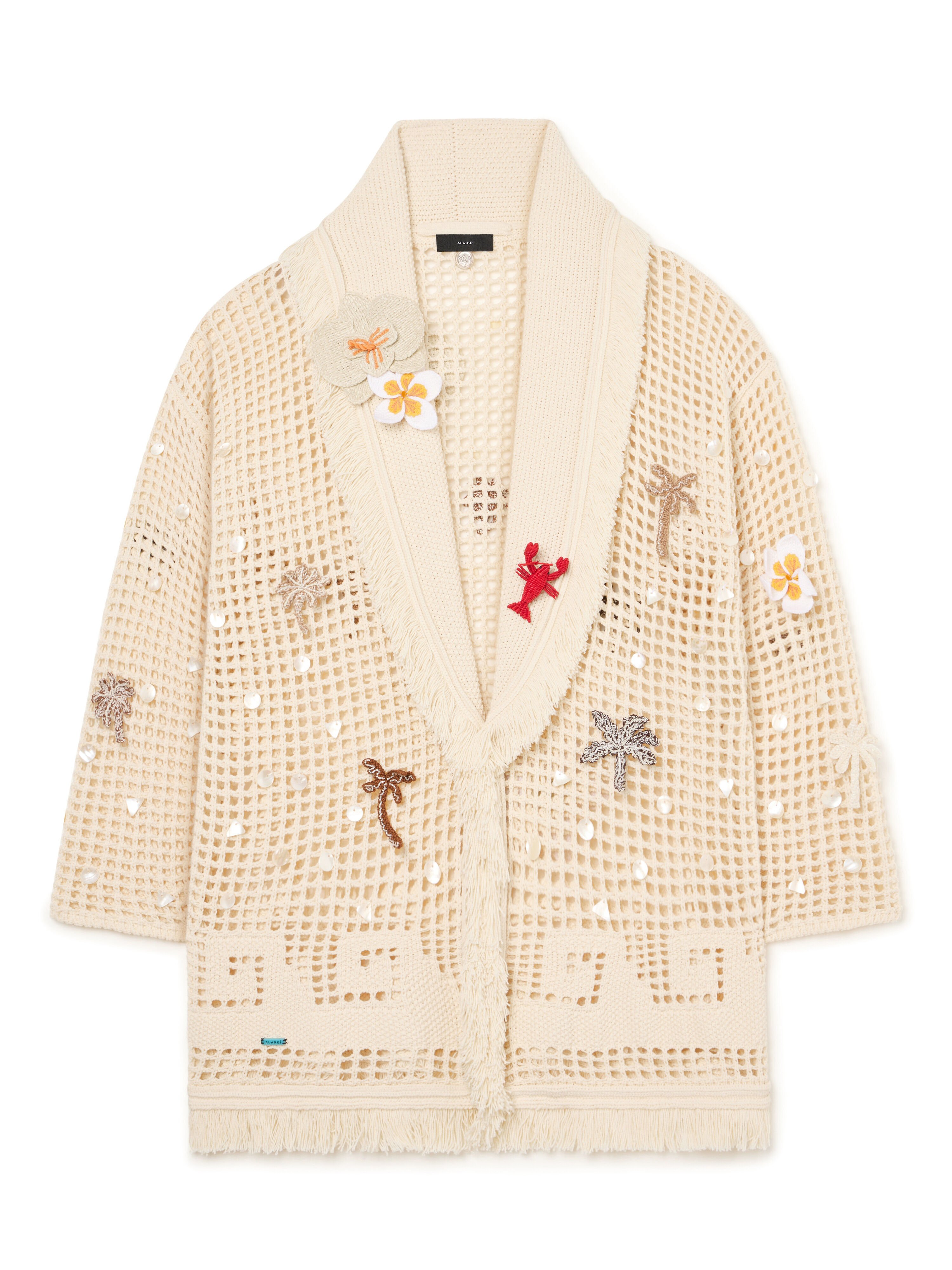 Where The Waves Begins Cardigan in Sand for Women | Alanui®