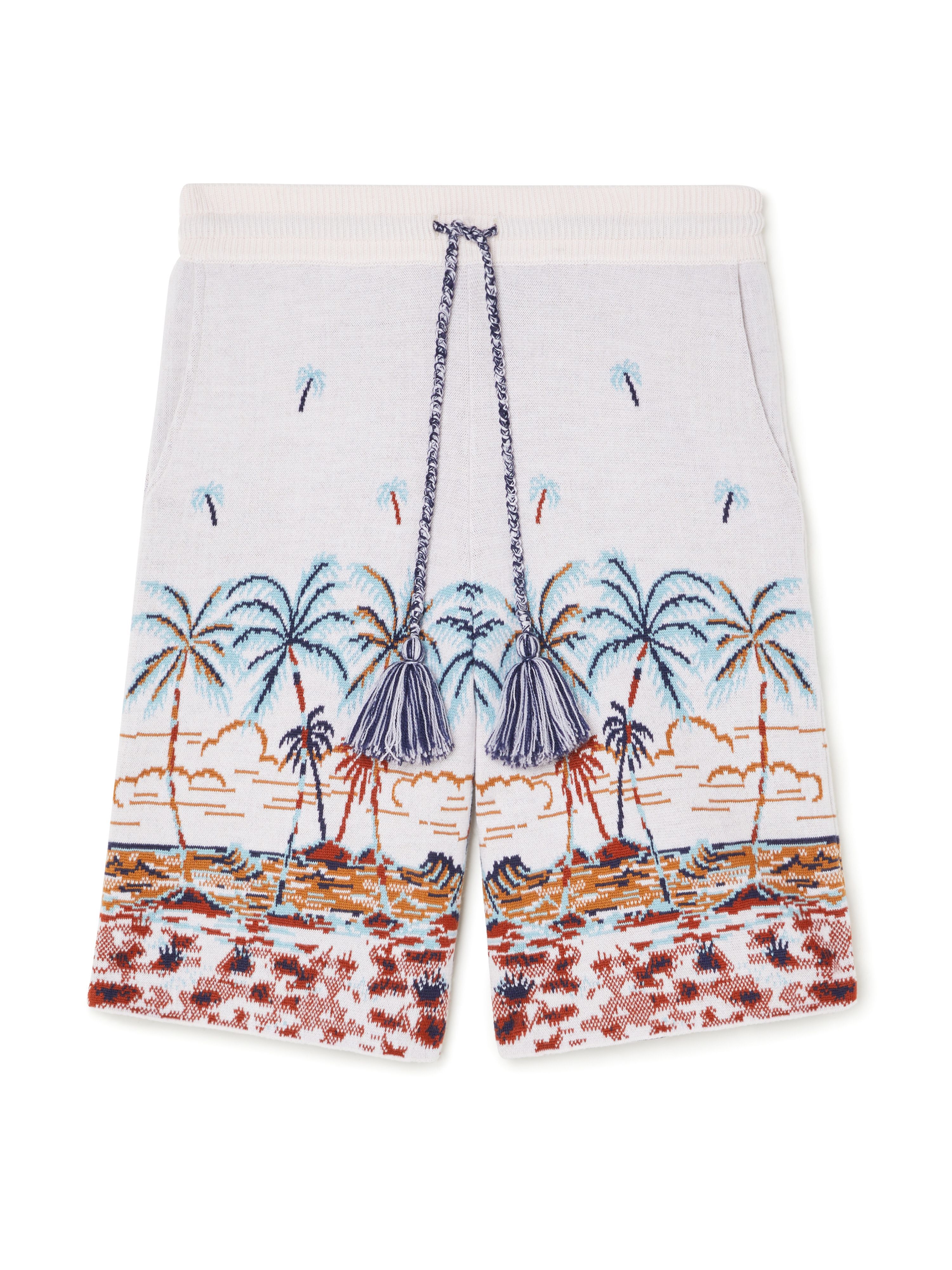 Alanui The Tale Of Hawaiian Bermuda Chalk-Sky Blue LMHM004R25KNI002