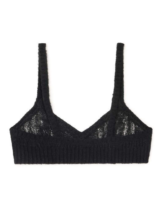 Alanui Desert Drift Bra Black LWHR005E25KNI001