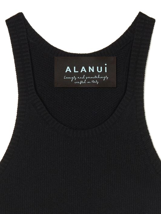 Alanui Alanui Finest Tank Top Black LWHT005R25KNI001