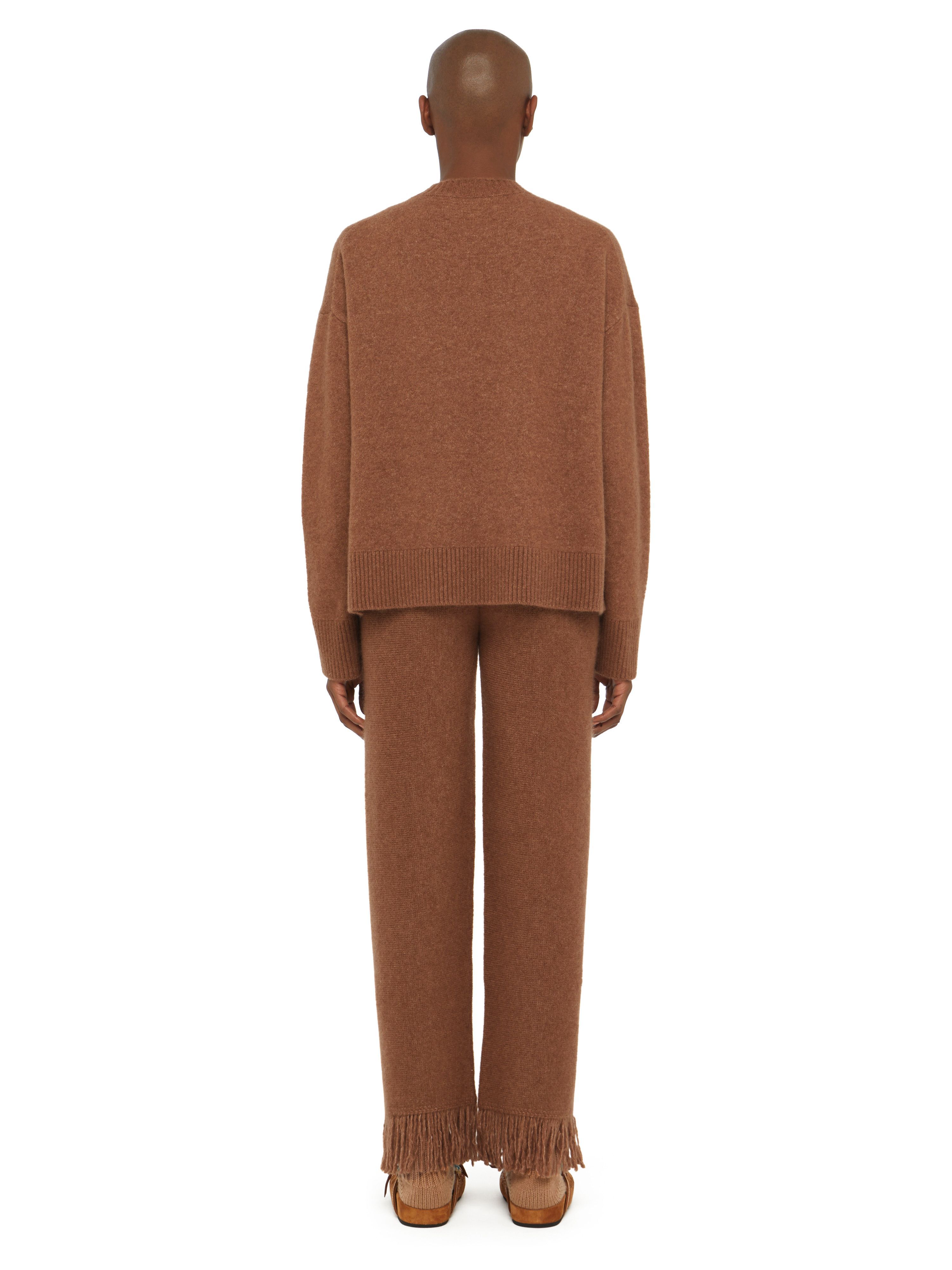 Alanui Alanui Finest Sweater Luli Brown LWHE067E24KNI001