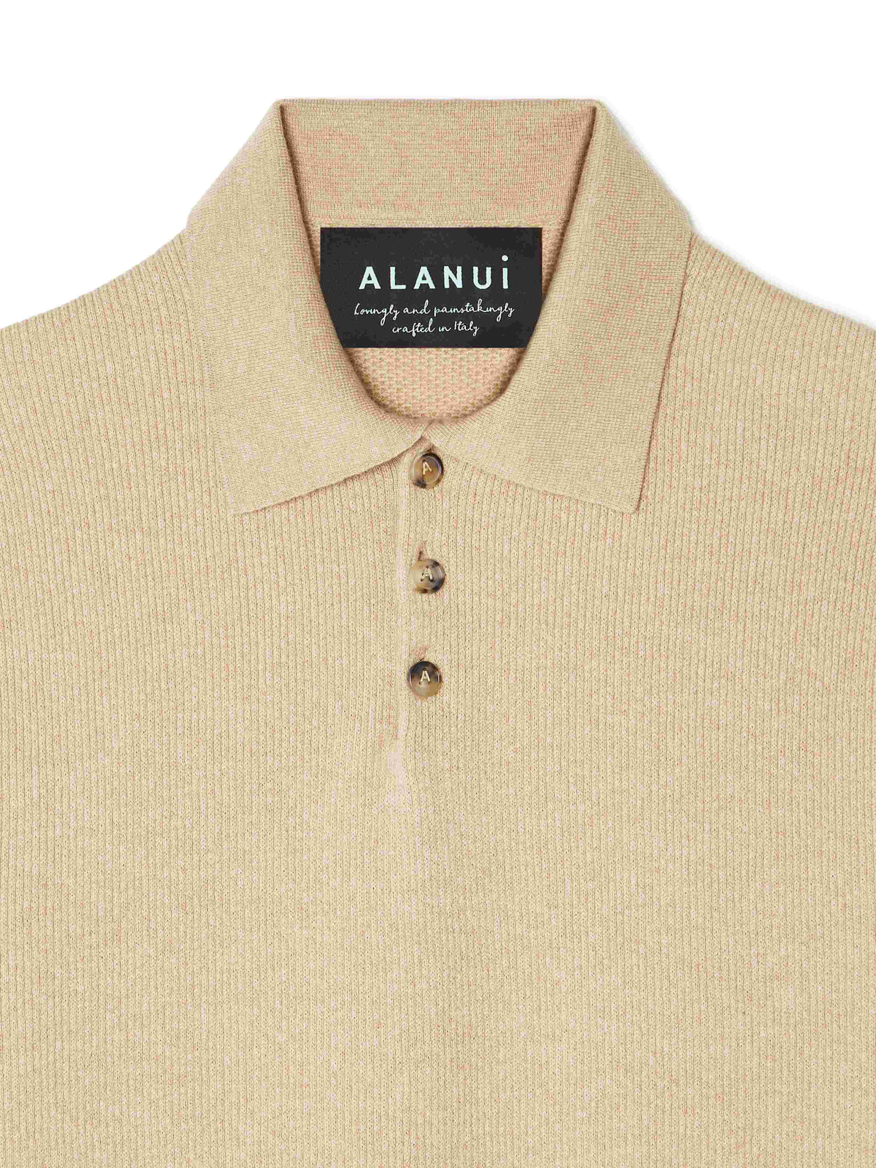 Alanui Alanui Finest Polo Sandstorm LMHV003R24KNI001