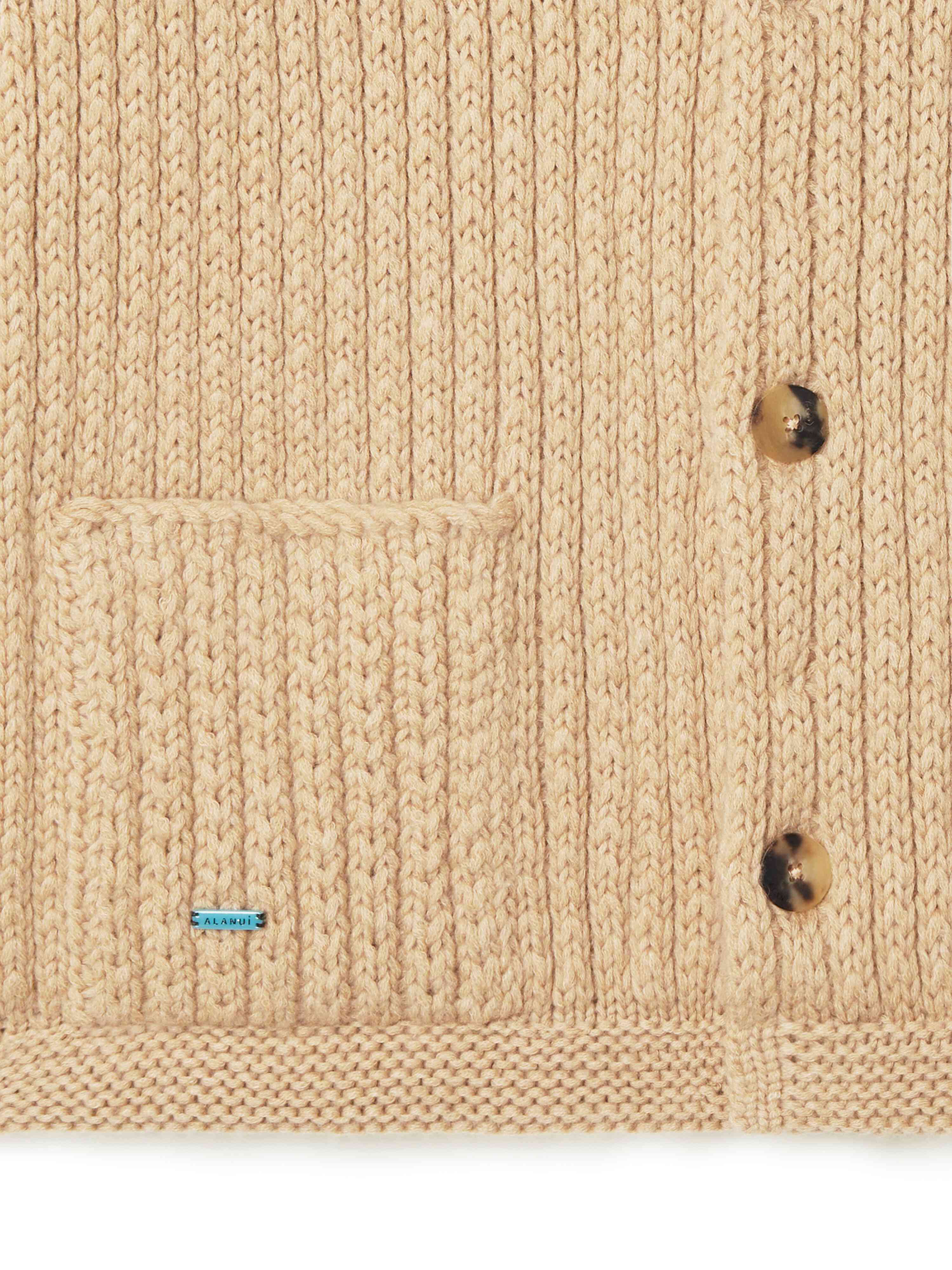 Alanui Alanui Finest Knit Cardigan Sandstorm LMHB037R24KNI001