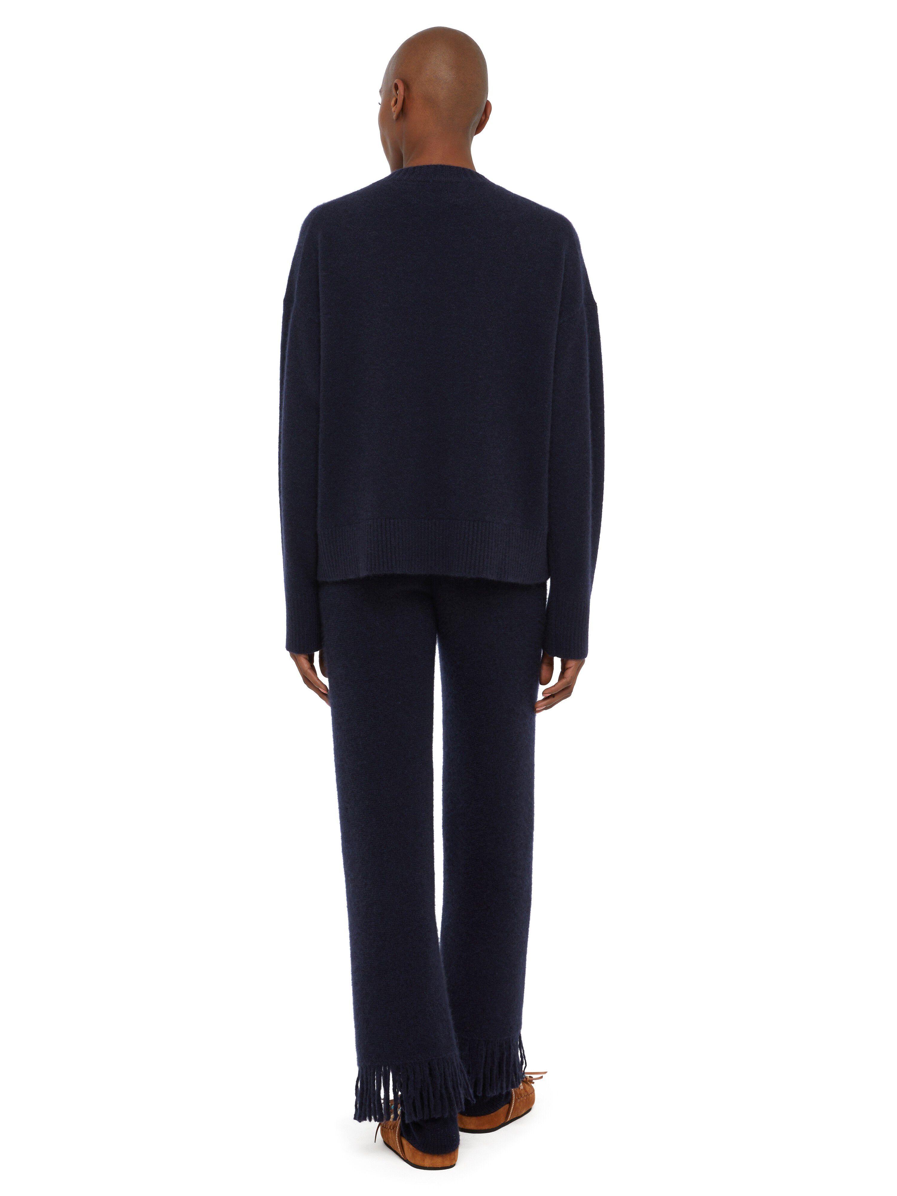Alanui Alanui Finest Sweater Midnight Blue LWHE067E24KNI001