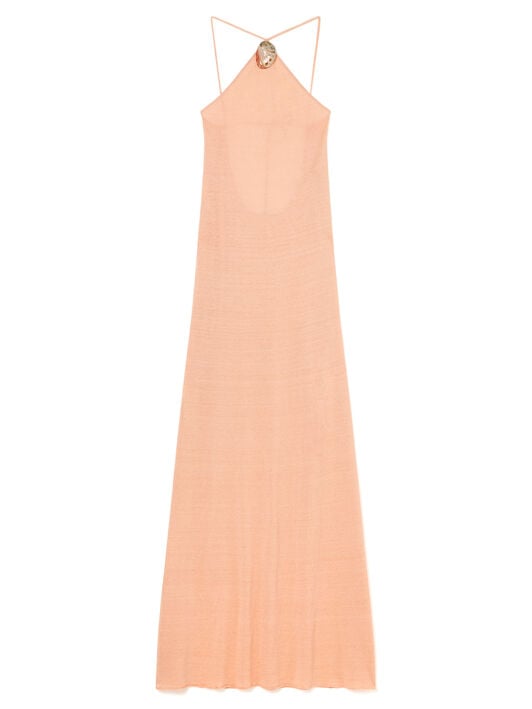 Alanui Mermaid Inside Halter Neck Dress Calendula LWHI062R26KNI001 Alanui Mermaid Inside Halter Neck Dress Calendula LWHI062R26KNI001