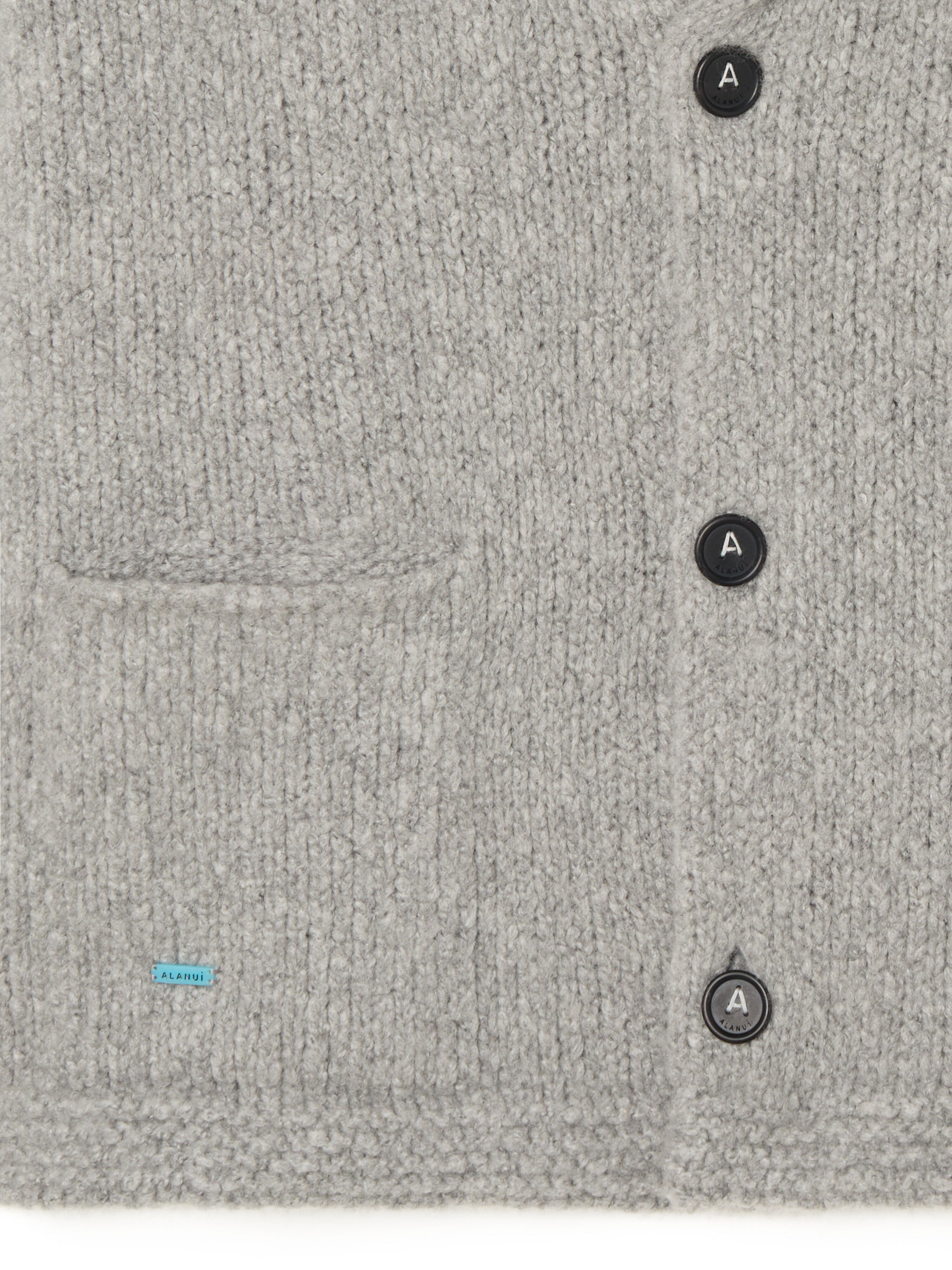 Alanui Alanui Finest Cardigan Coco Grey LMHB037E25KNI001
