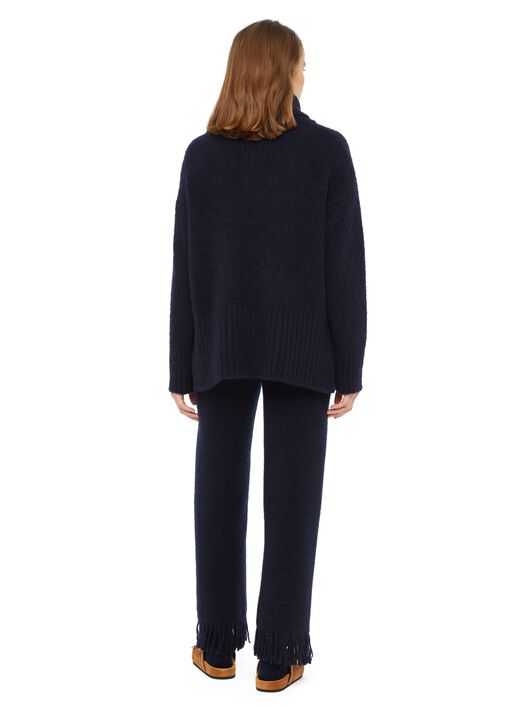 Alanui Alanui Finest Turtleneck Midnight Blue LWHF008E24KNI001