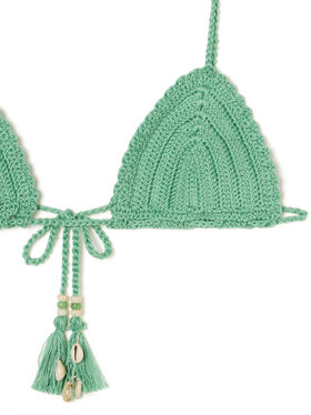 Alanui Sea Nomad Crochet Bikini Acquamarine