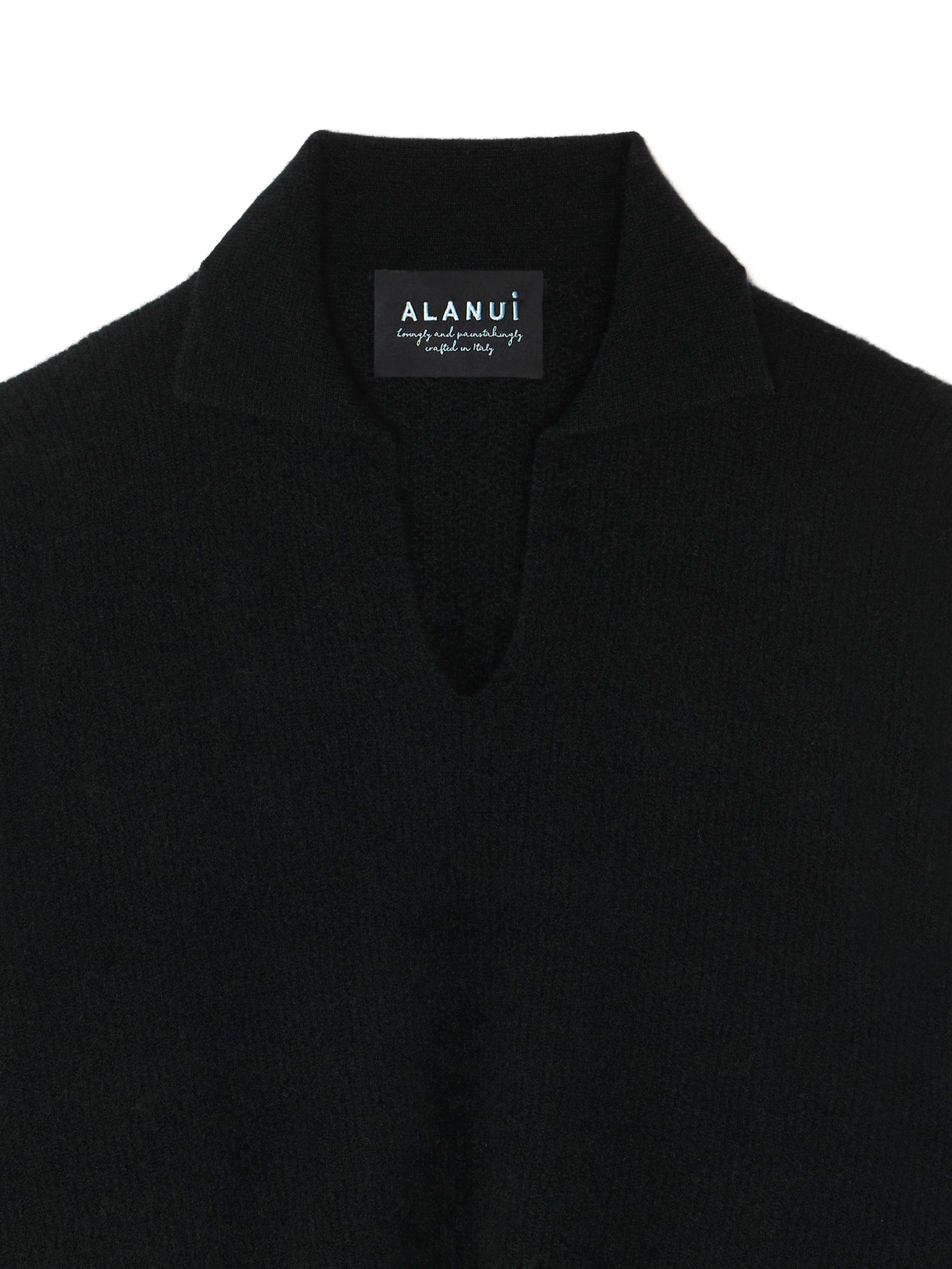 Alanui Alanui Finest Polo Black LWHV002E24KNI001