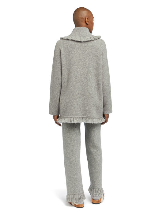 Alanui Alanui Finest Cardigan Coco Grey LWHB064E25KNI00E