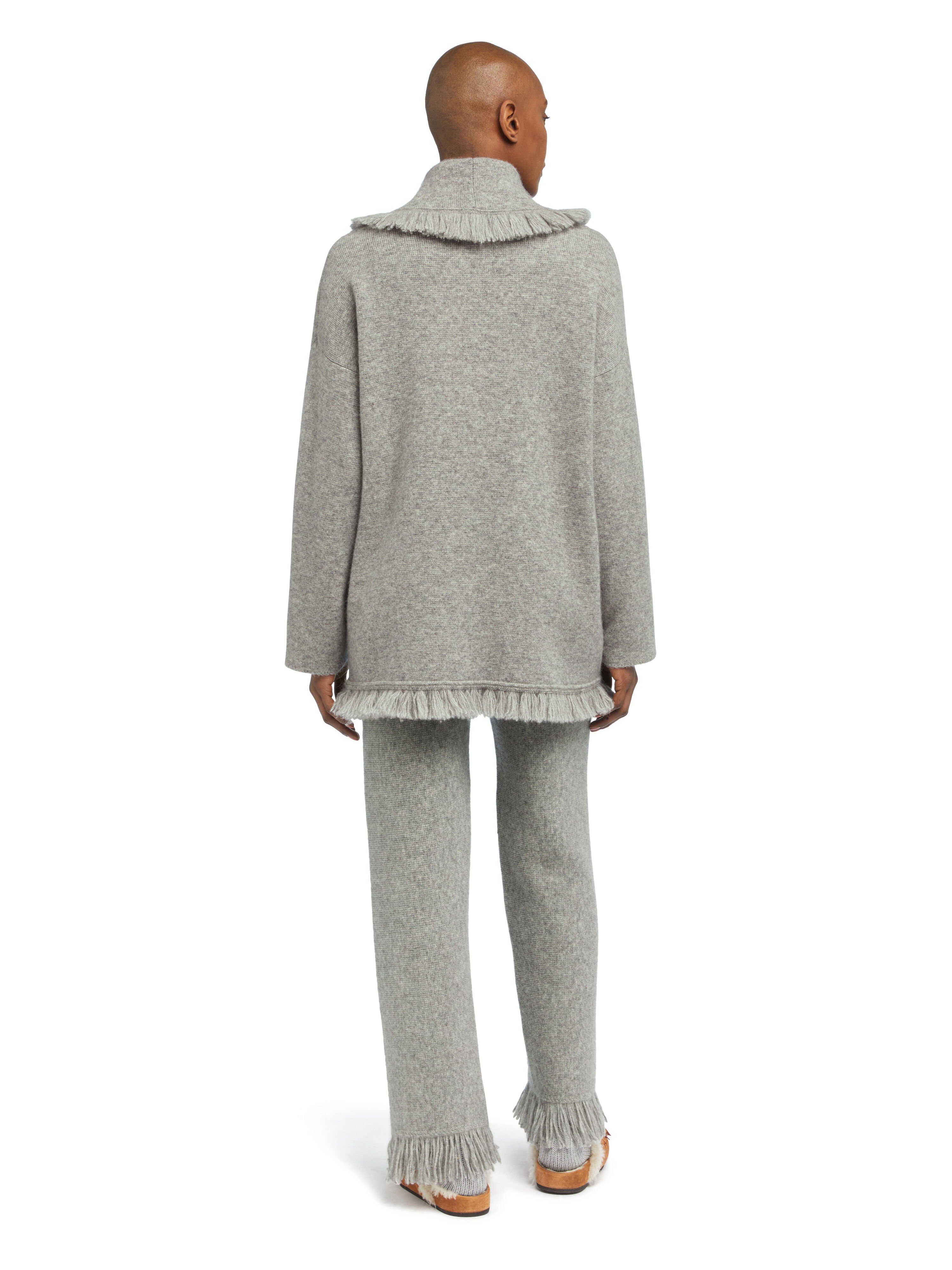 Alanui Alanui Finest Cardigan Coco Grey LWHB064E25KNI00E