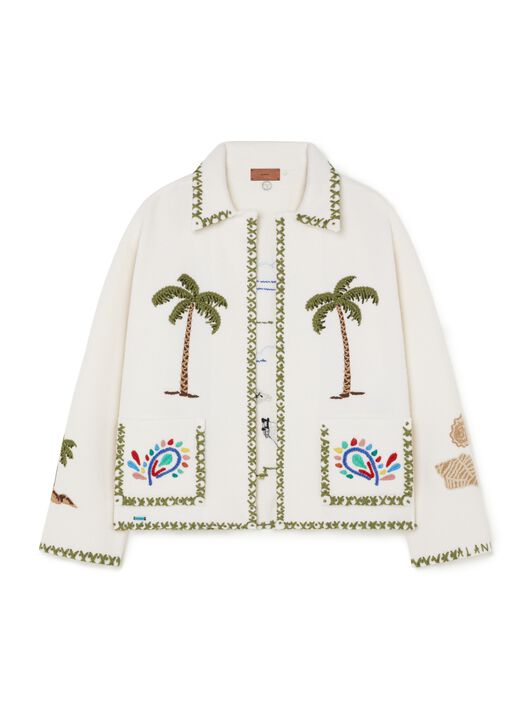 Alanui Remember Me Jacket Panna LWHQ01BR25KNI001