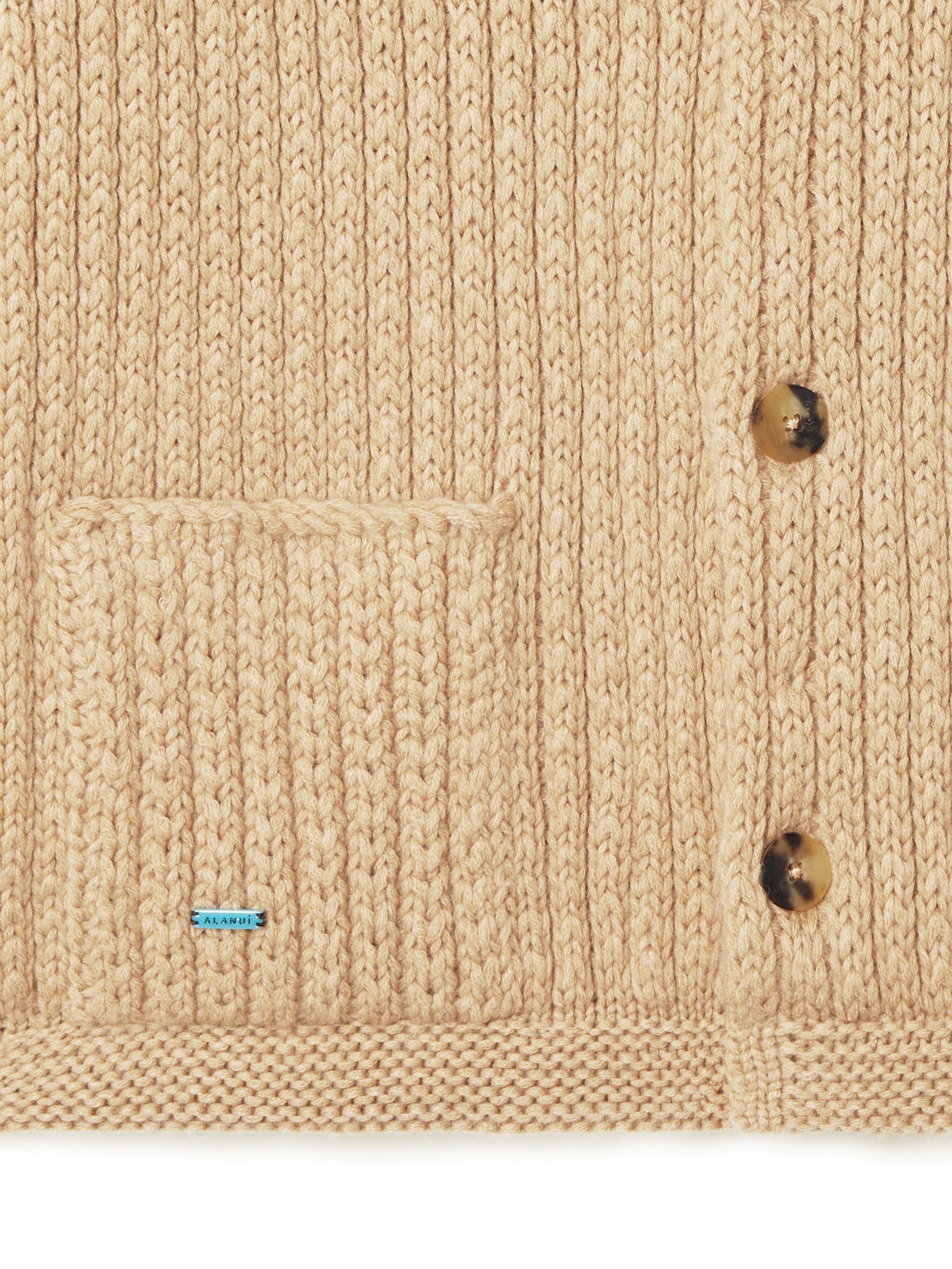 Alanui Alanui Finest Cardigan Sandstorm LMHB037R26KNI001 Alanui Alanui Finest Cardigan Sandstorm LMHB037R26KNI001