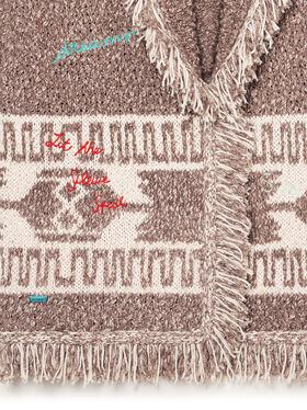 Alanui Written By The Ocean Cardigan Cocoa Delight-Multicolor