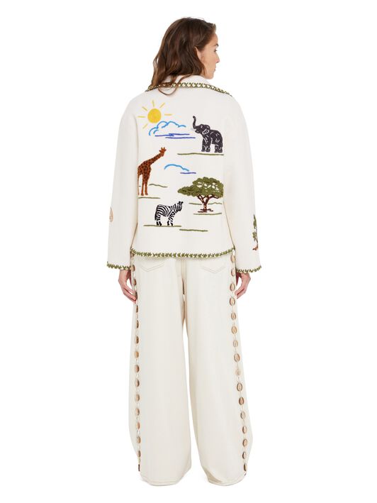 Alanui Remember Me Jacket Panna LWHQ01BR25KNI001
