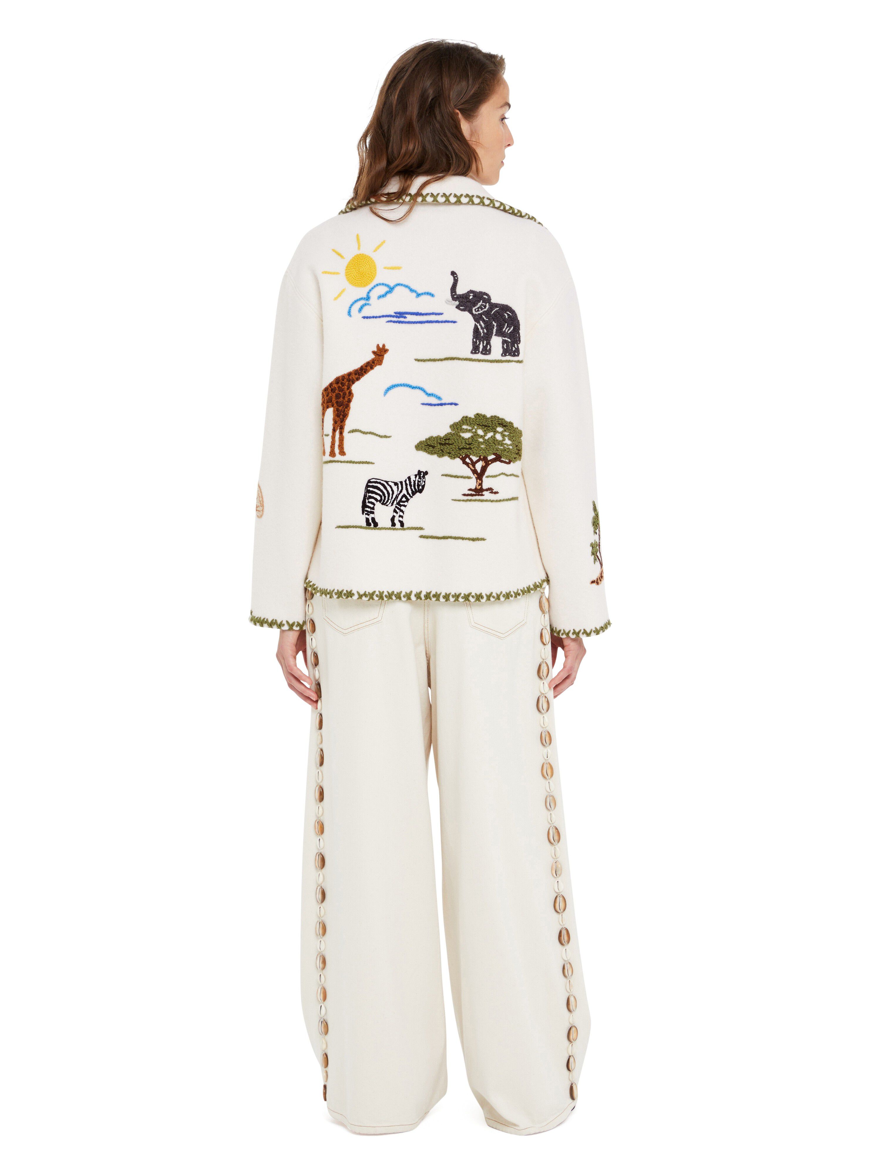 Alanui Remember Me Jacket Panna LWHQ01BR25KNI001