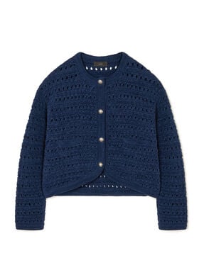 Alanui The Breath Of The Lagoon Jacket Deep Blue