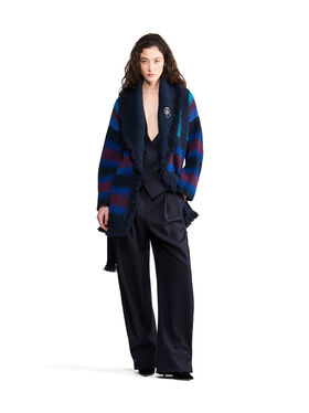 Alanui Giorgio Armani for Alanui Trousers Blue Navy