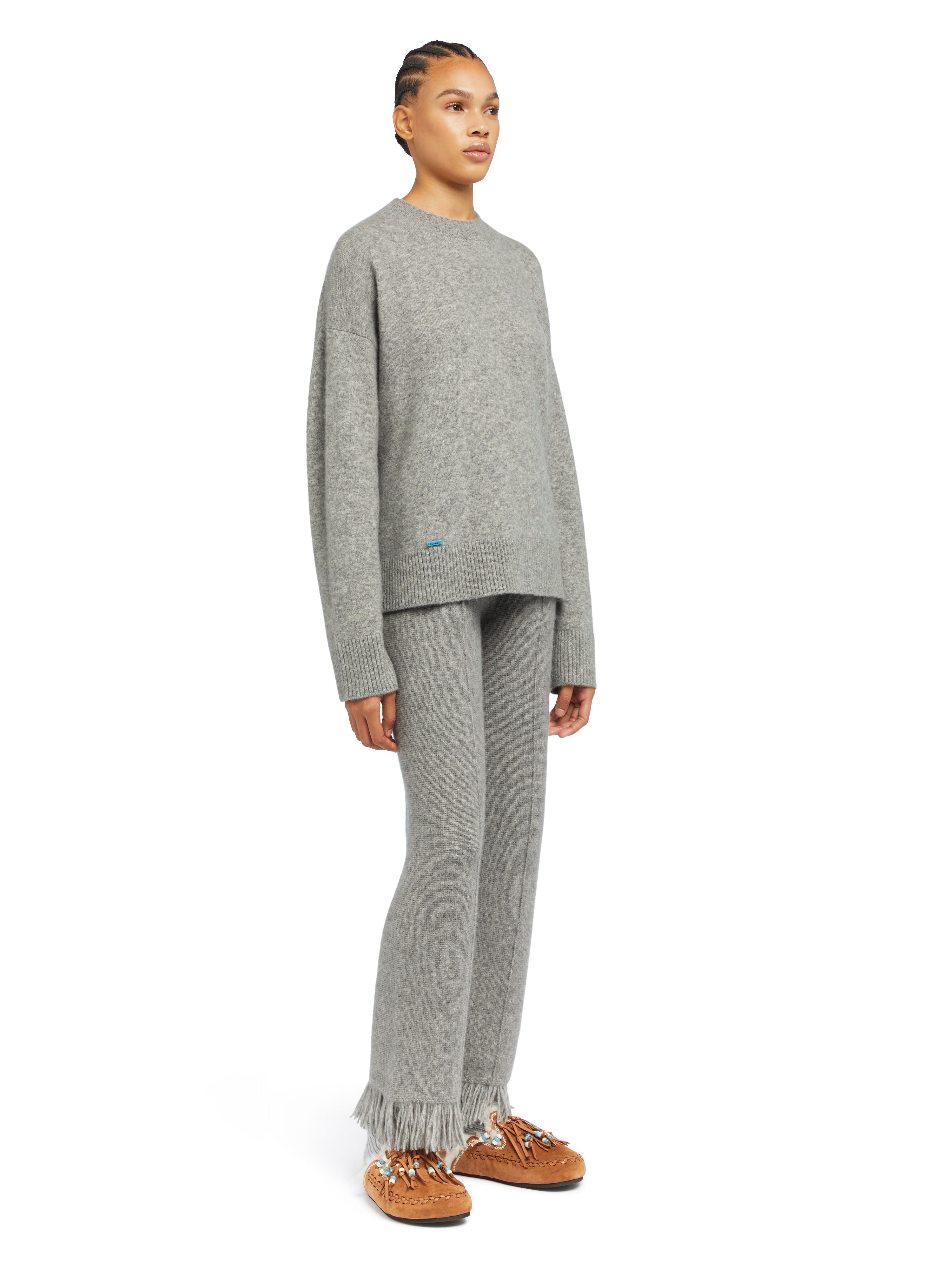 Alanui Alanui Finest Sweater Coco Grey LWHE067E25KNI001