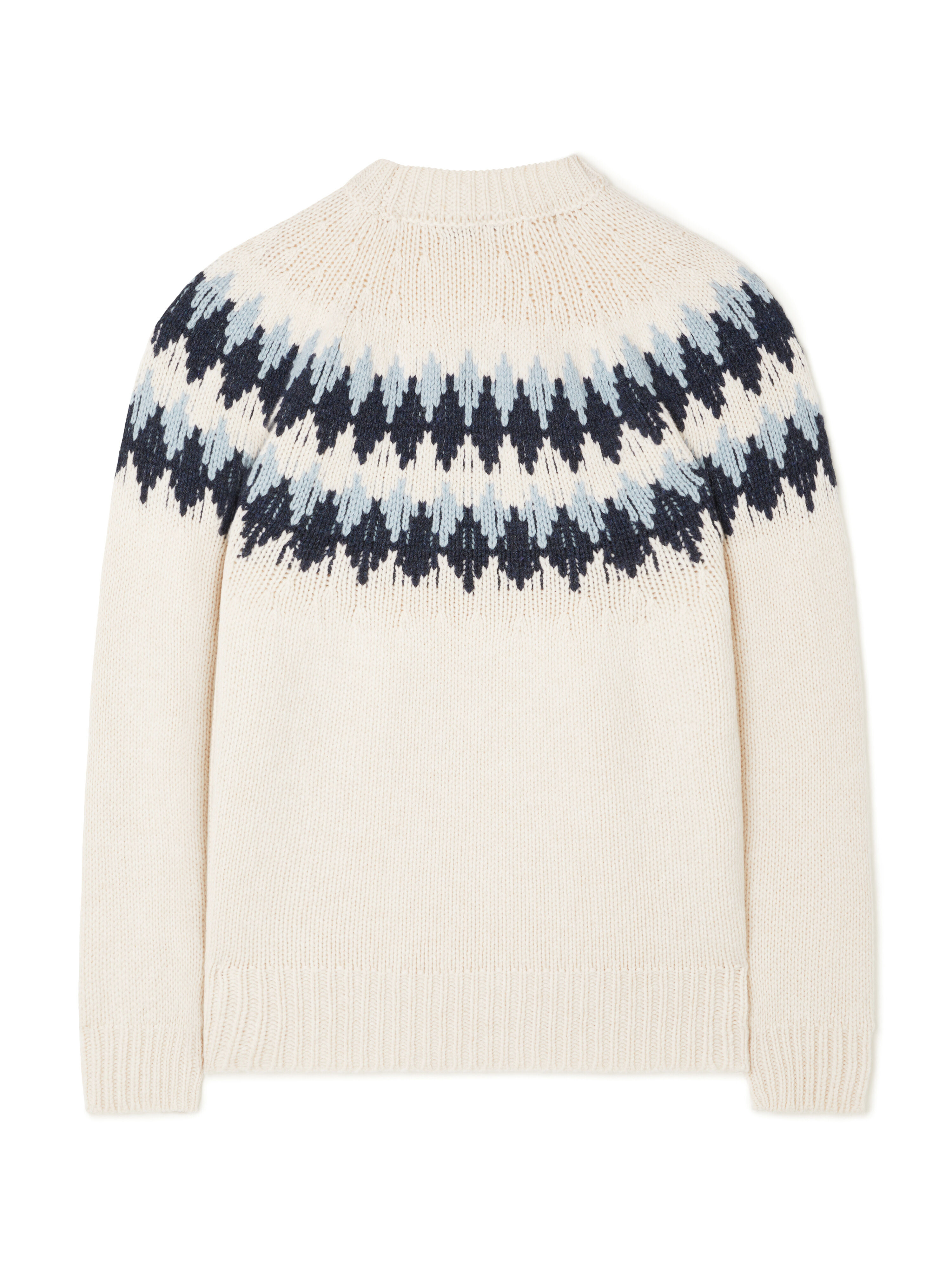 Alanui Sweet Winter Sweater Chalk-Midnight LMHE016E25KNI001