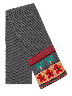 Alanui Hibiscus Bloom Scarf Ardesia-Multicolor LWMA00DE25KNI001