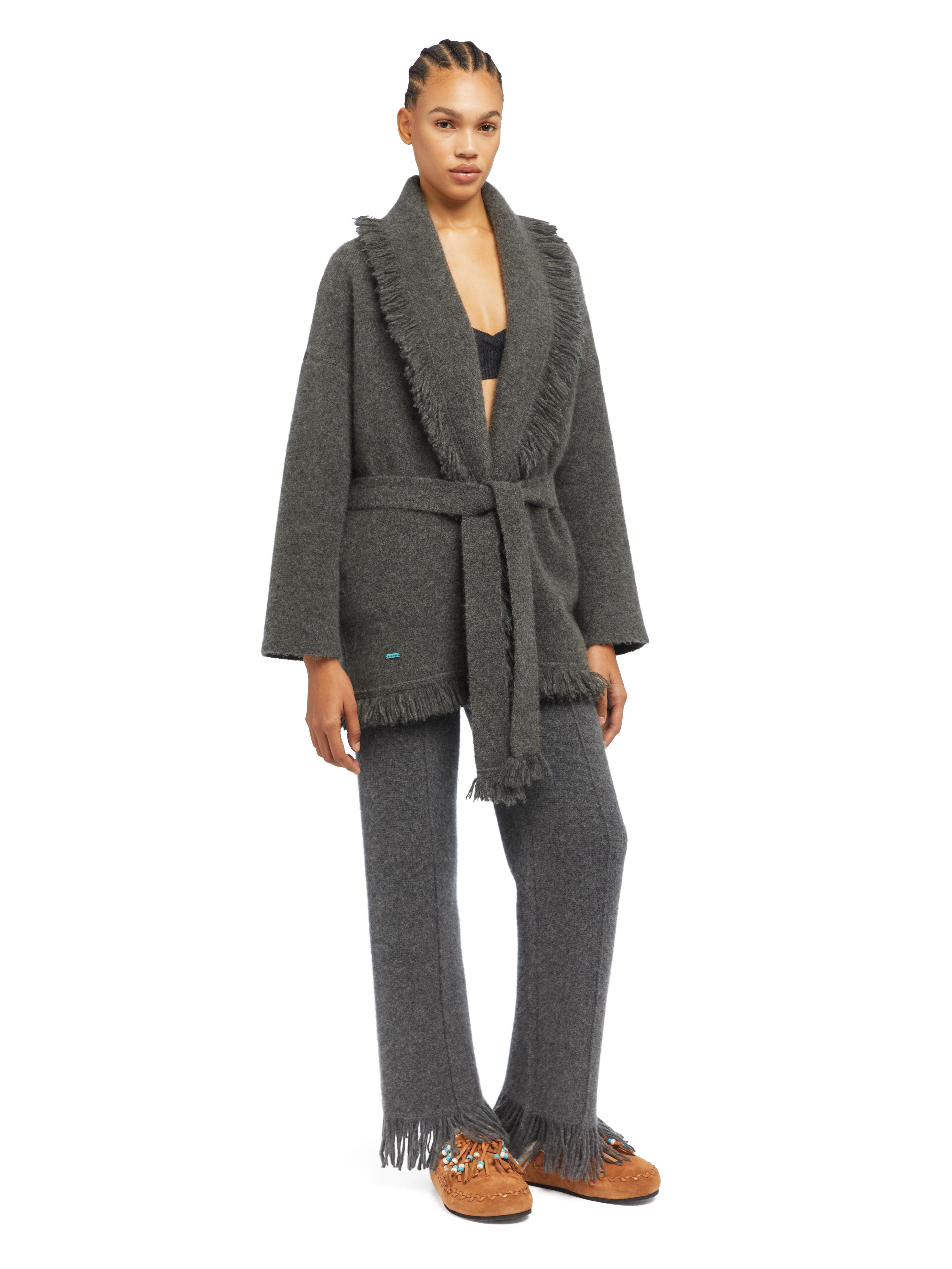 Alanui Alanui Finest Cardigan Thunderstorm LWHB064E25KNI00E