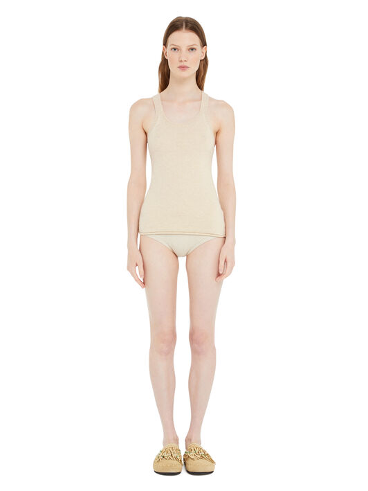 Alanui Alanui Finest Tank Top Canvas LWHT005R25KNI001