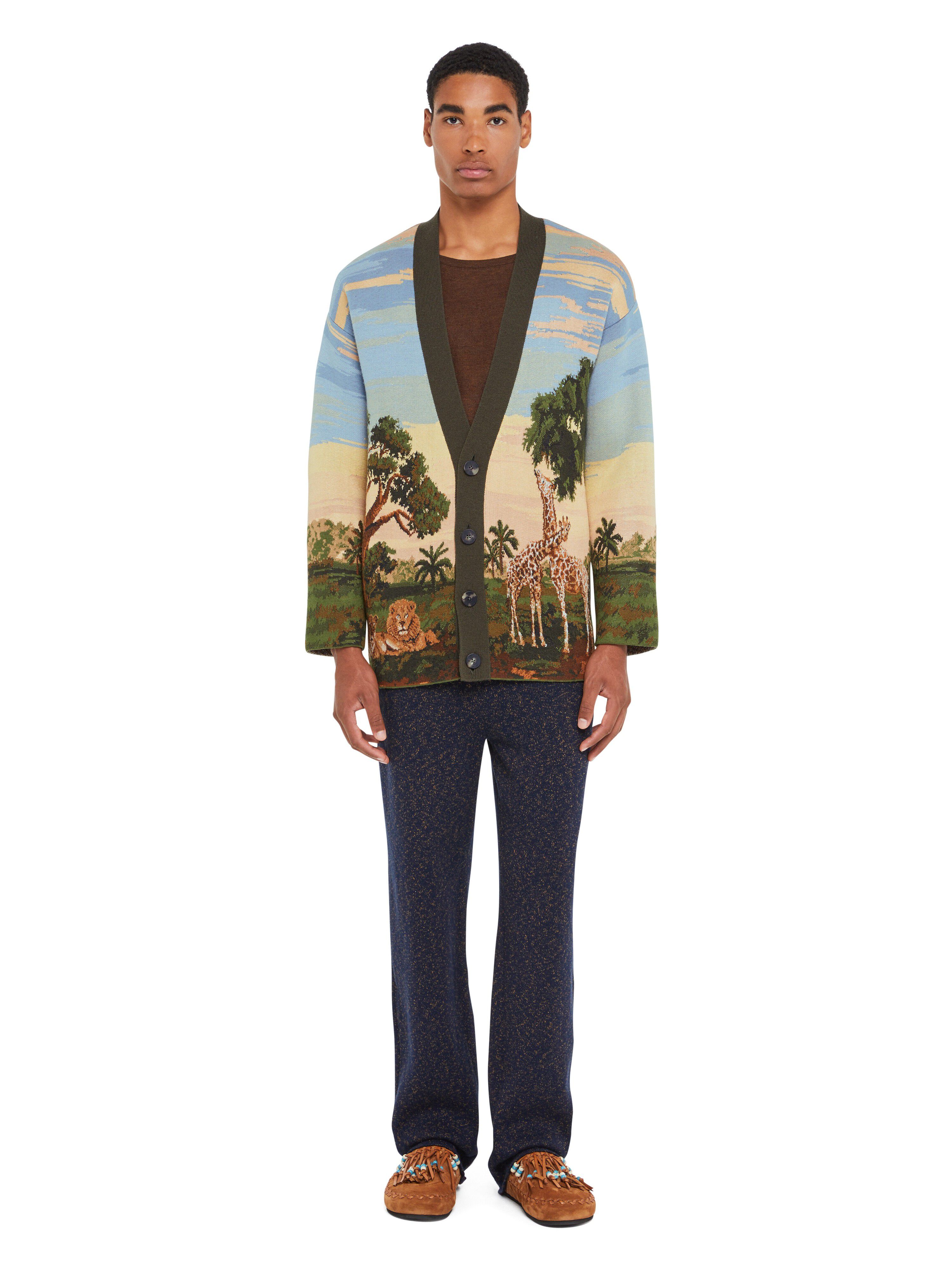 Alanui Savannah Sunrise Cardigan Multicolor LMHB027R25KNI003