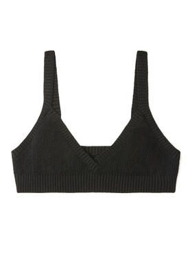 Alanui Cashmere Bralette Black