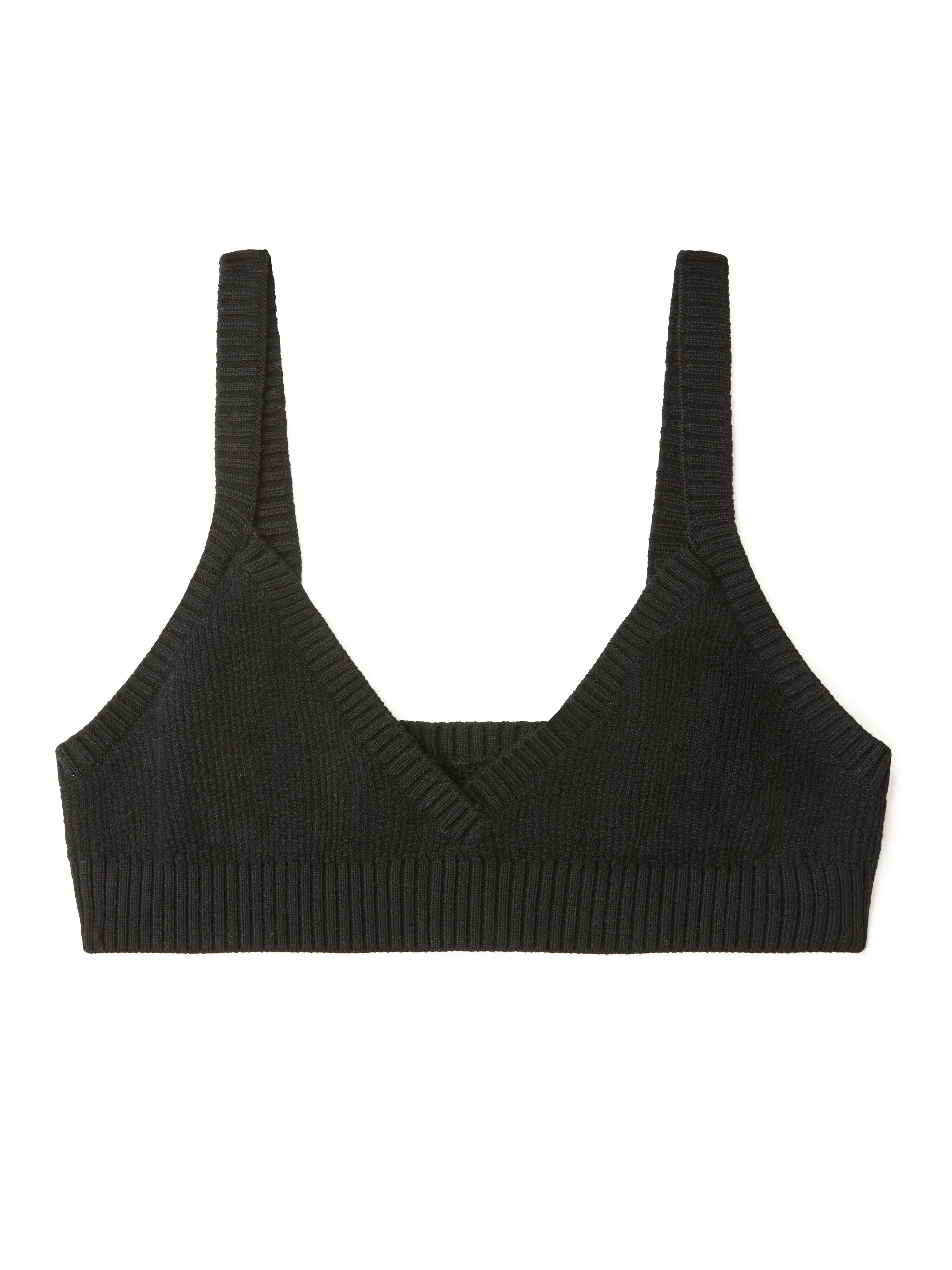 Alanui Cashmere Bralette Black