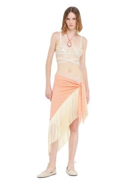 Alanui Mermaid Inside Pareo Skirt Calendula