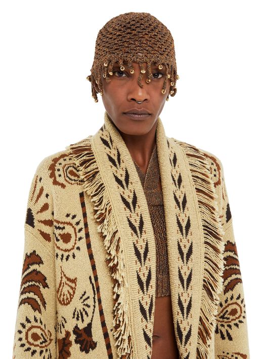 Alanui Shady Beach Hat Pecan LWLA027R25KNI002