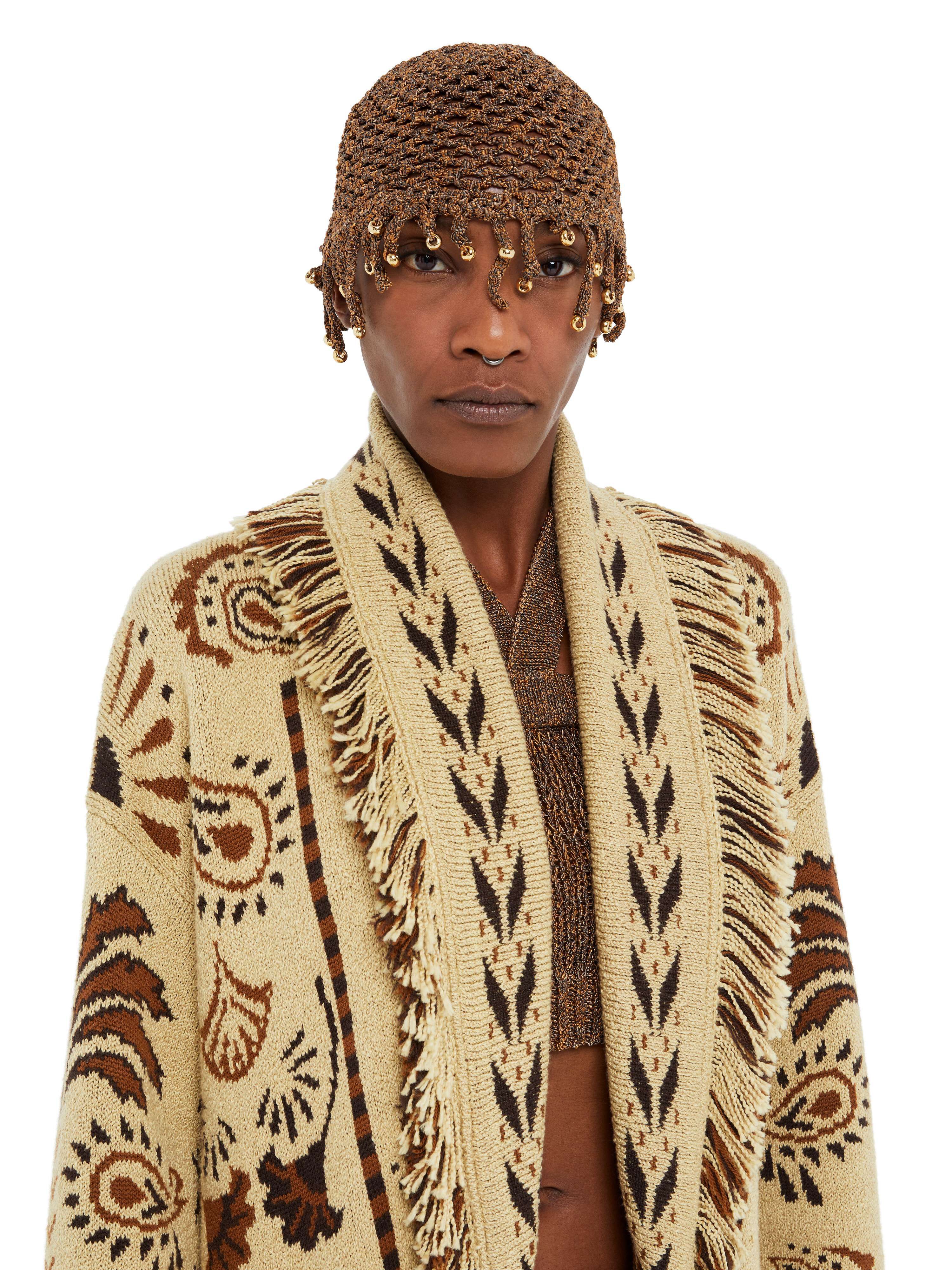 Alanui Shady Beach Hat Pecan LWLA027R25KNI002