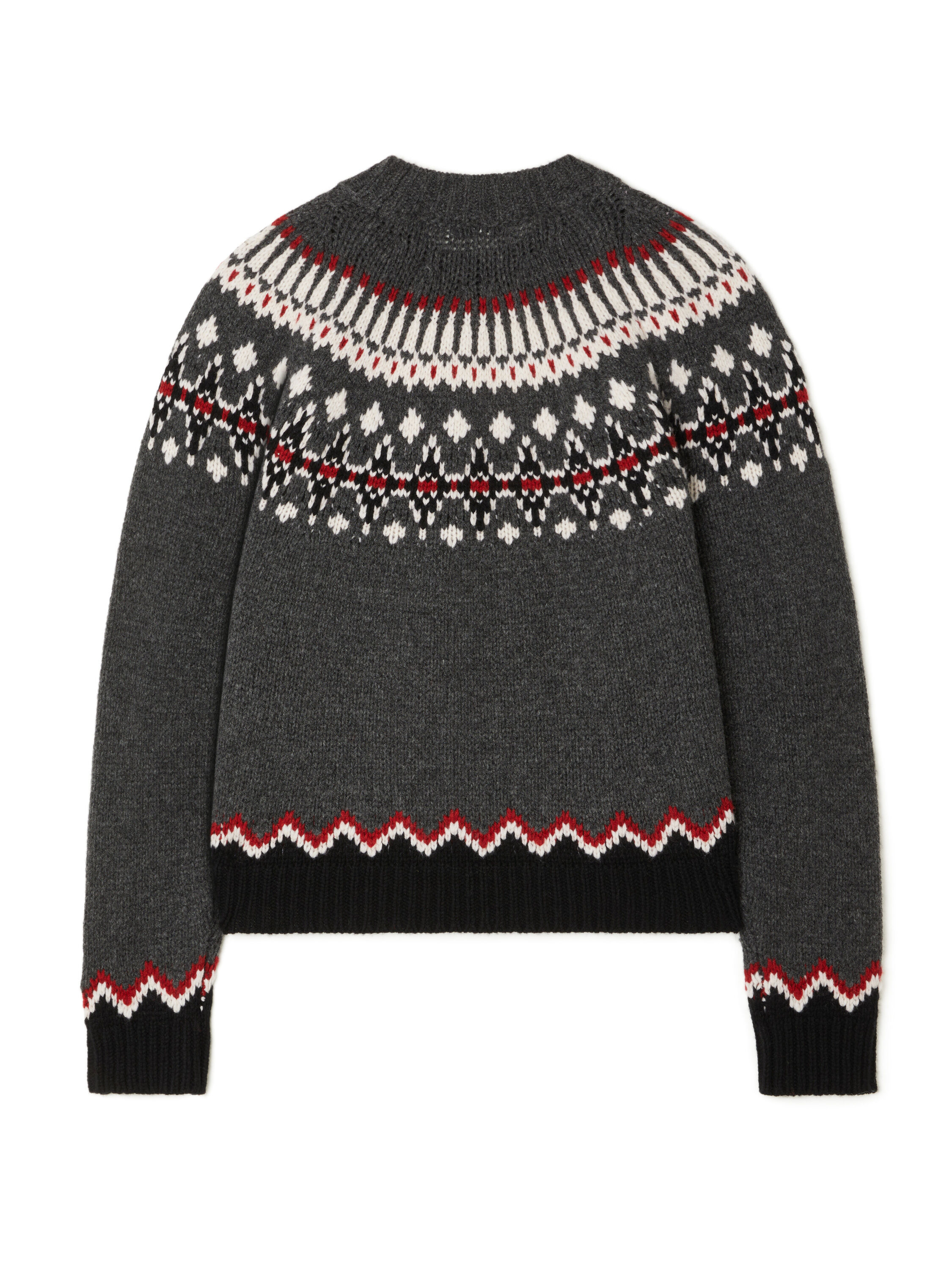 Alanui Sweet Winter Sweater Black Grey-Multicolor LWHE061E25KNI001