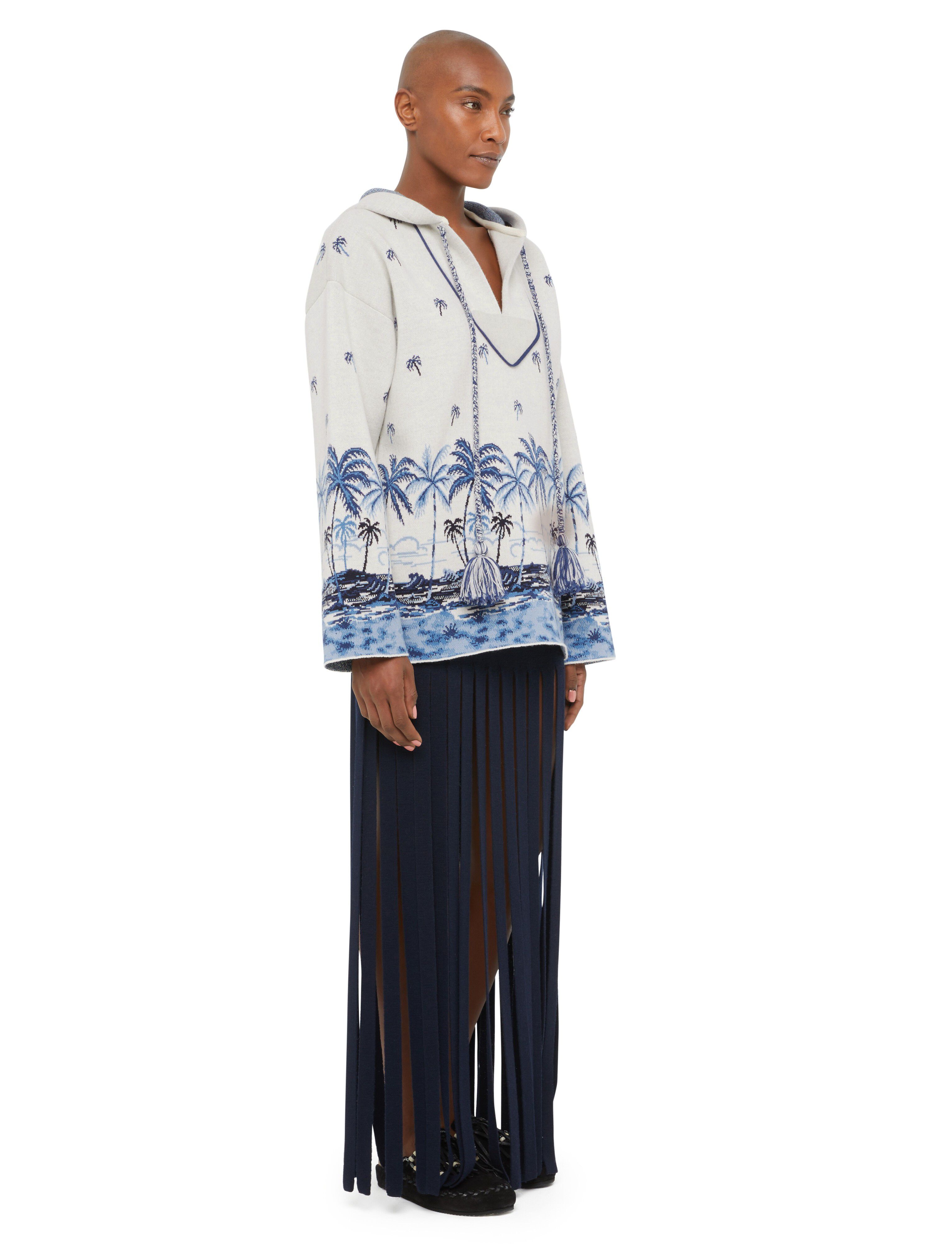 Alanui The Tale Of A Hawaiian Hoodie White-Multicolor LWHU004E24KNI001