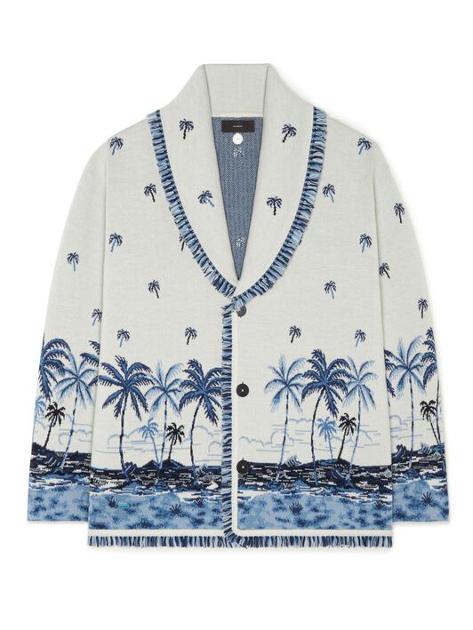 Alanui The Tale Of A Hawaiian Cardigan White-Multicolor LMHB039E24KNI002