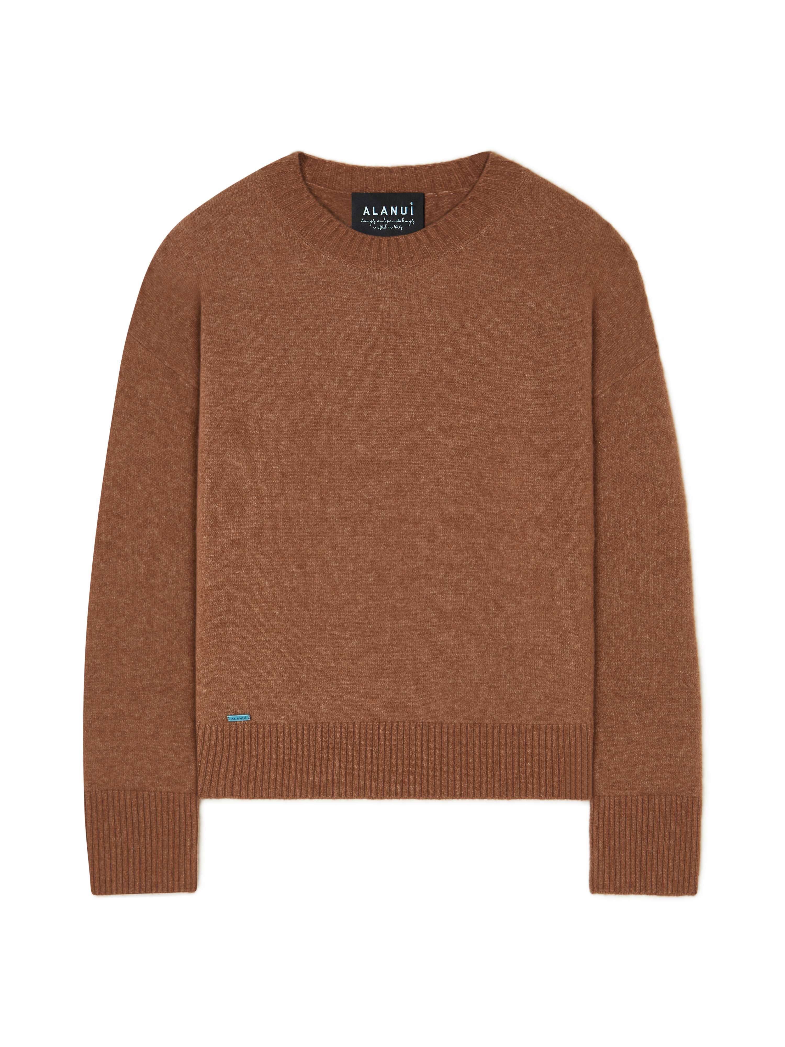 Alanui Alanui Finest Sweater Luli Brown LWHE067E24KNI001