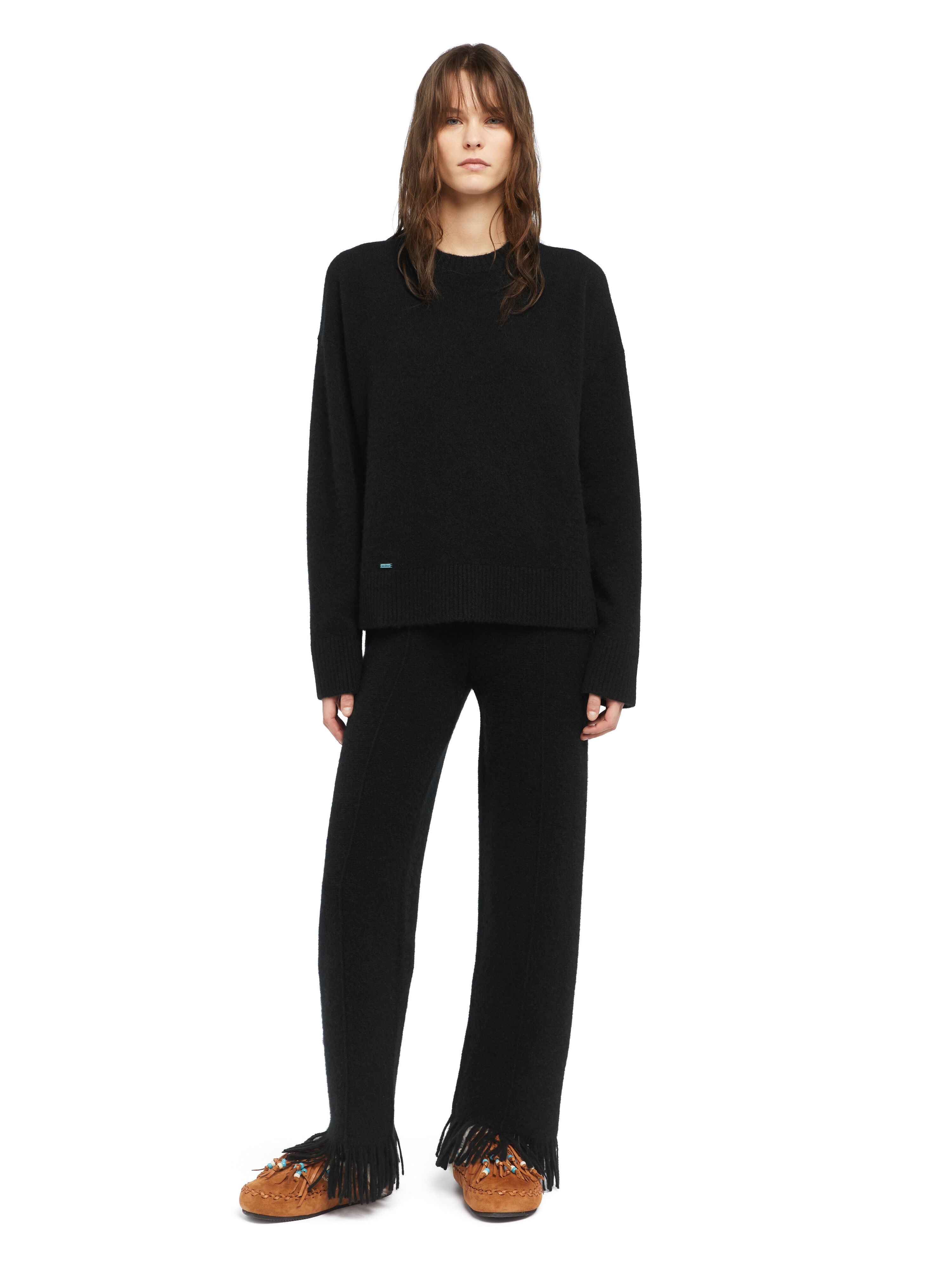 Alanui Alanui Finest Sweater Black LWHE067E25KNI001