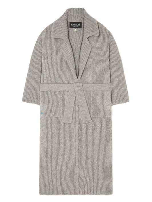 Alanui Alanui Finest Coat Coco Grey LWHQ013E25KNI001