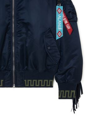 Alanui Alanui X Alpha Industries Bomber Replica Blue