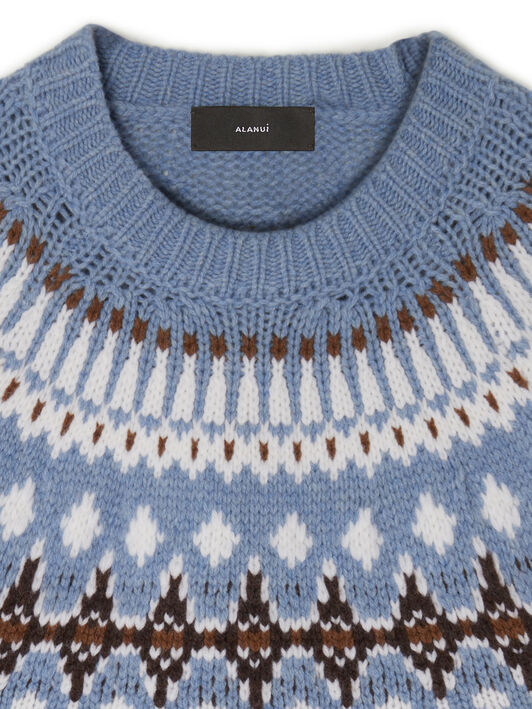 Alanui Sweet Winter Sweater Celestial-Multicolor LWHE061E25KNI001