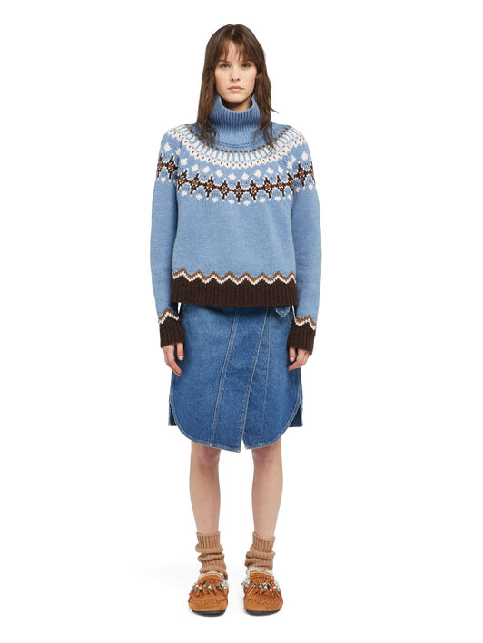 Alanui Sweet Winter Turtleneck Celestial-Multicolor LWHF001E25KNI001