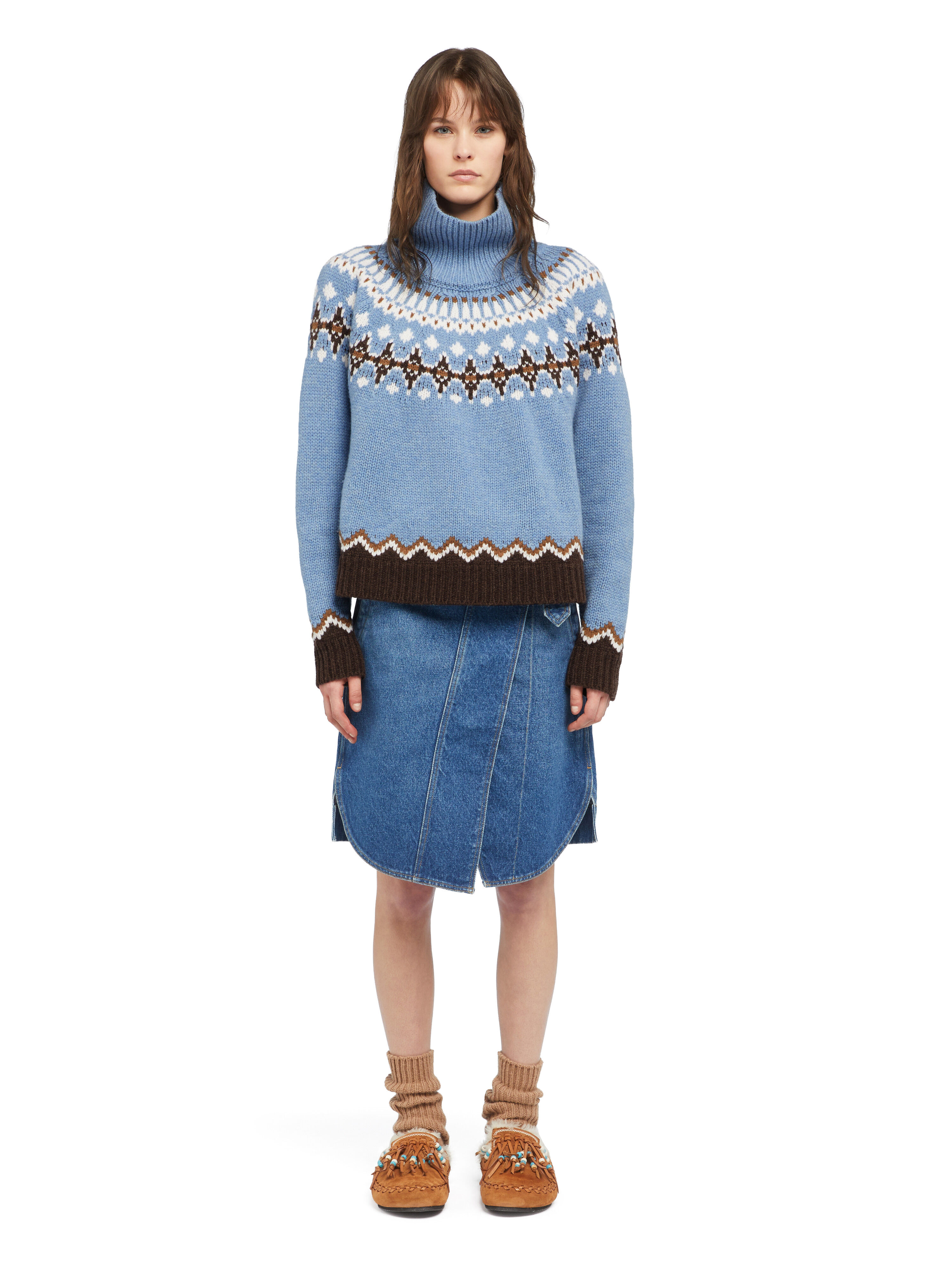 Alanui Sweet Winter Turtleneck Celestial-Multicolor LWHF001E25KNI001