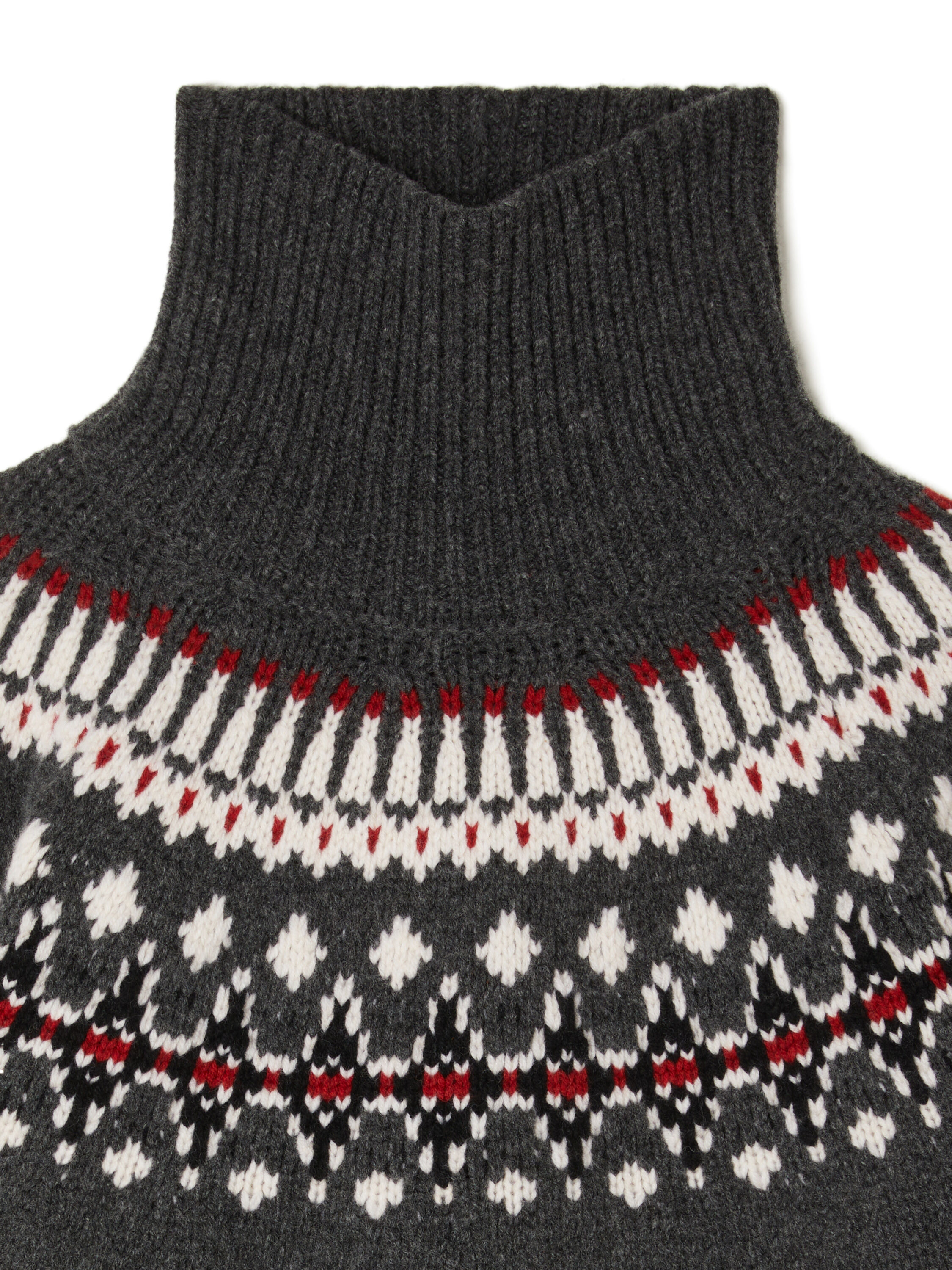 Alanui Sweet Winter Turtleneck Black Grey-Multicolor LWHF001E25KNI001