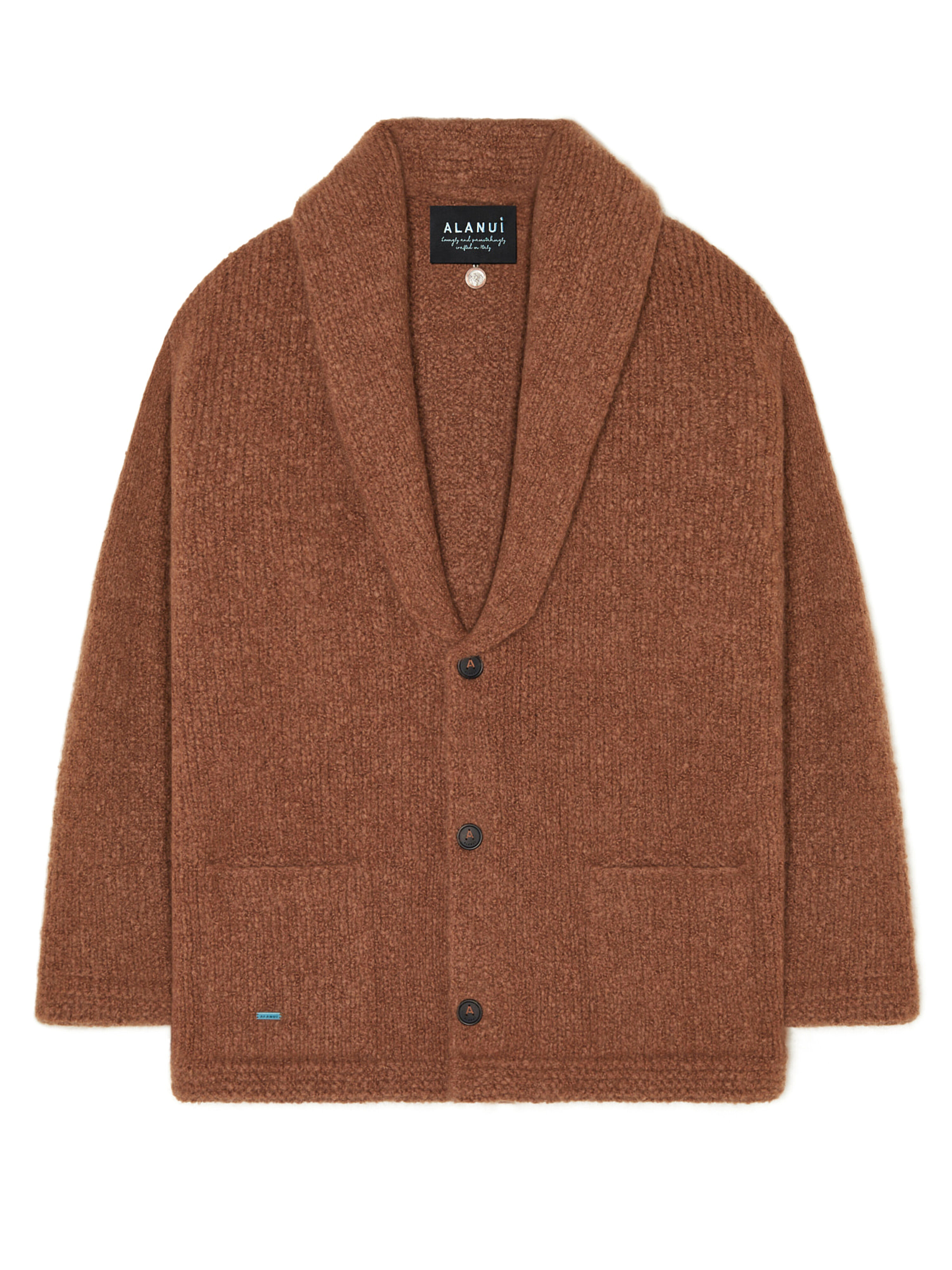 Alanui Alanui Finest Cardigan Luli Brown LMHB037E25KNI001